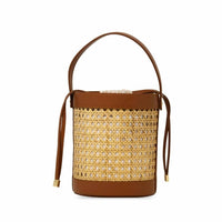 German Fuentes - Women's Leather Bucket Bag