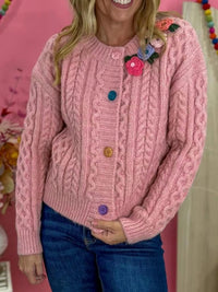 Listicle - Sweetheart Crochet Garden Cardigan