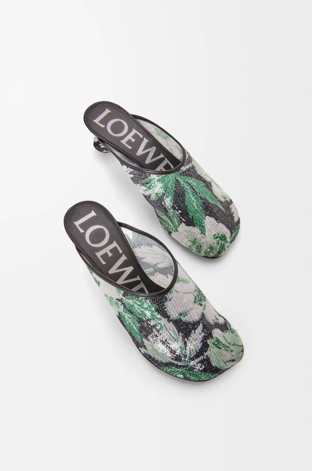 Loewe - Women's Toy Sequin Floral Mule