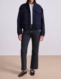 Apiece Apart - Selva Cropped Bomber Jacket