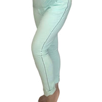 Made In Italy - Argento Side Studded Magic Pants