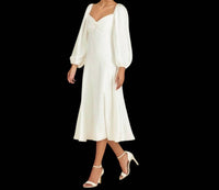 Sachin & Babi - Melody Satin Crepe Cutout Midi Dress