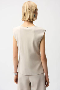 Joseph Ribkoff - Button Front Knitted Vest Top