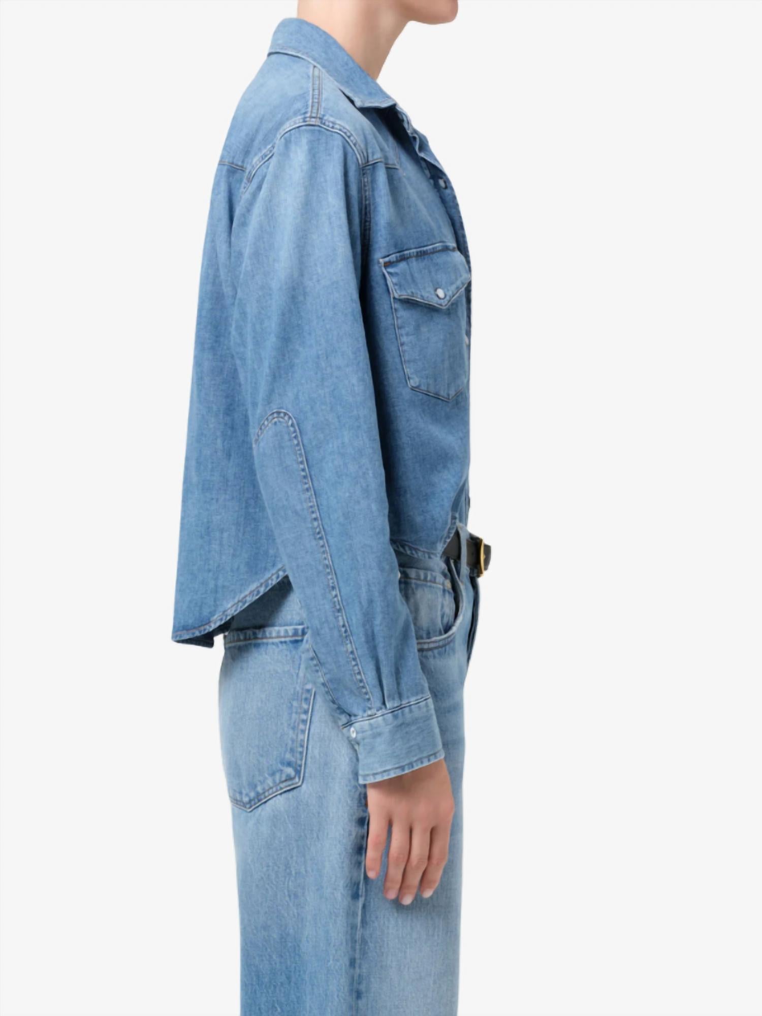 Citizens Of Humanity - Cropped Western Shirt