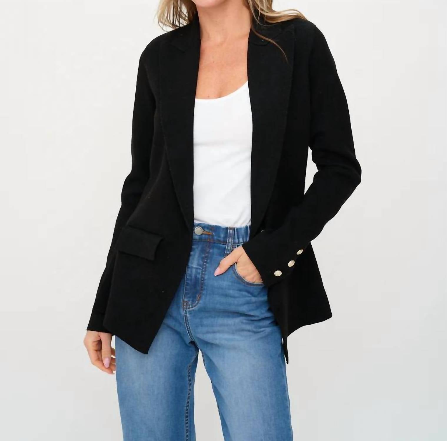 Sandy + Rizzo - Hillary Knitted Blazer