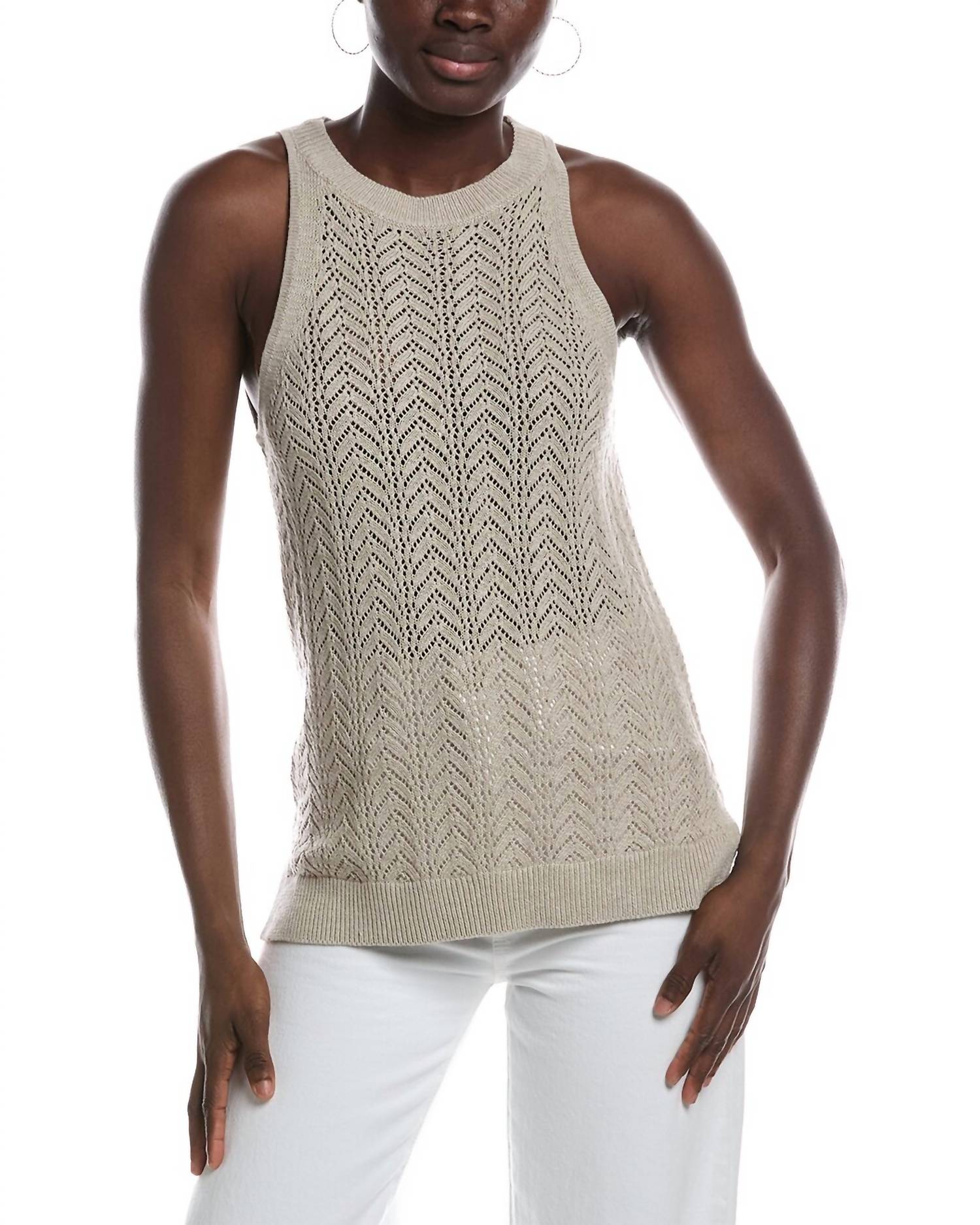 Tommy Bahama - Pointelle Halter Neck Tank
