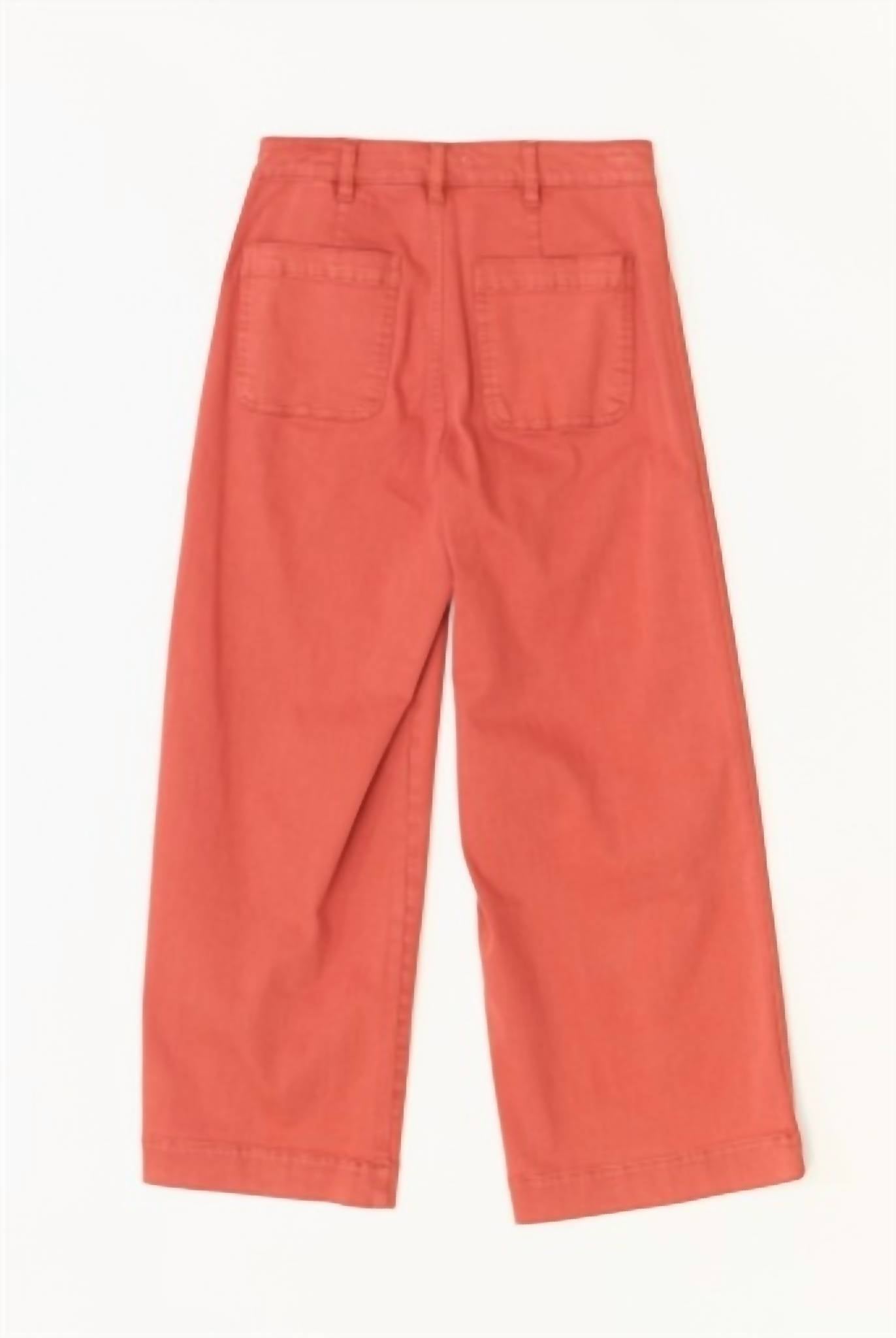 Oat New York - High Rise Crop Wide Leg Jean