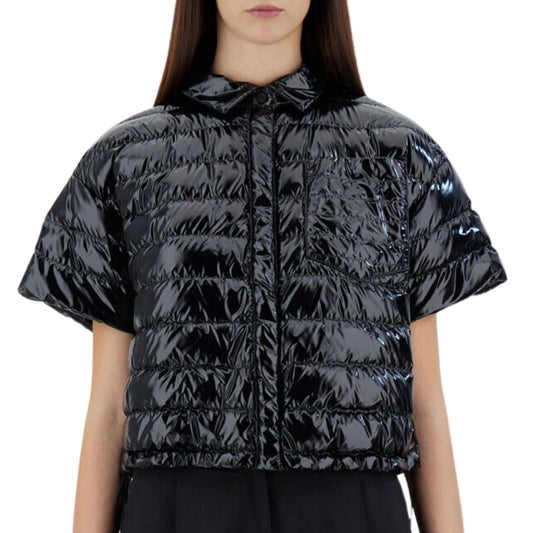 Herno - Gloss Short Sleeve Bomber Jacket