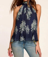 Ramy Brook - Racquel Pleated Floral Top