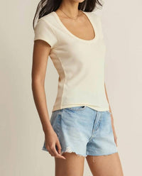 Z Supply - Leisurely Scoop Neck Tee
