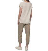 Dkny - V-inset Roll-sleeve T-shirt