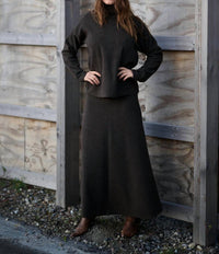 Henriette Steffensen - Fleece Long Flared Skirt