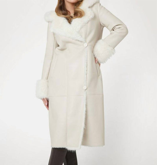 Guess - Long Faux Leather Coat