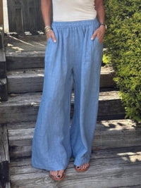 Brand Bazar - Loren Linen Palazzo Pants