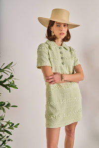 English Factory - Textured Mini Dress