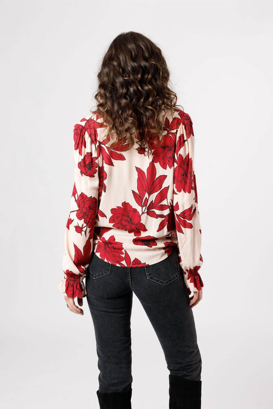 Band Of The Free - Kit Floral Surplice Wrap Top