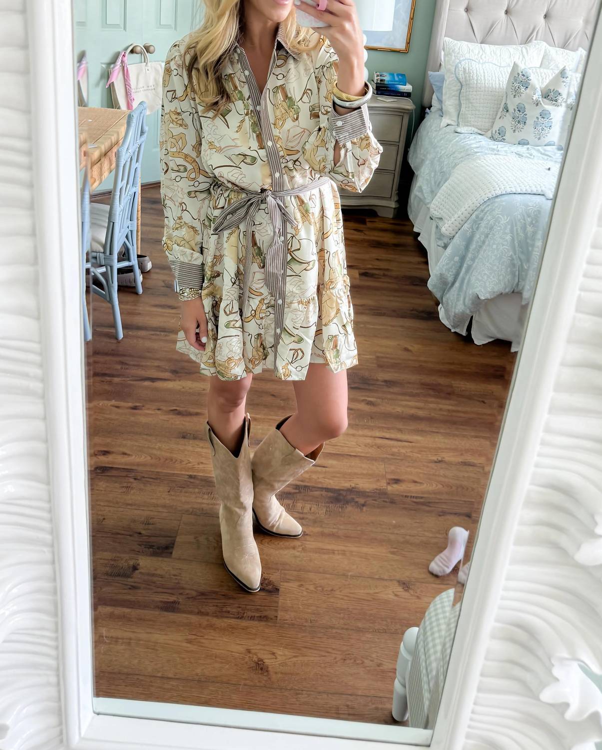 &Merci - Hold your Horses Silky Mini Dress