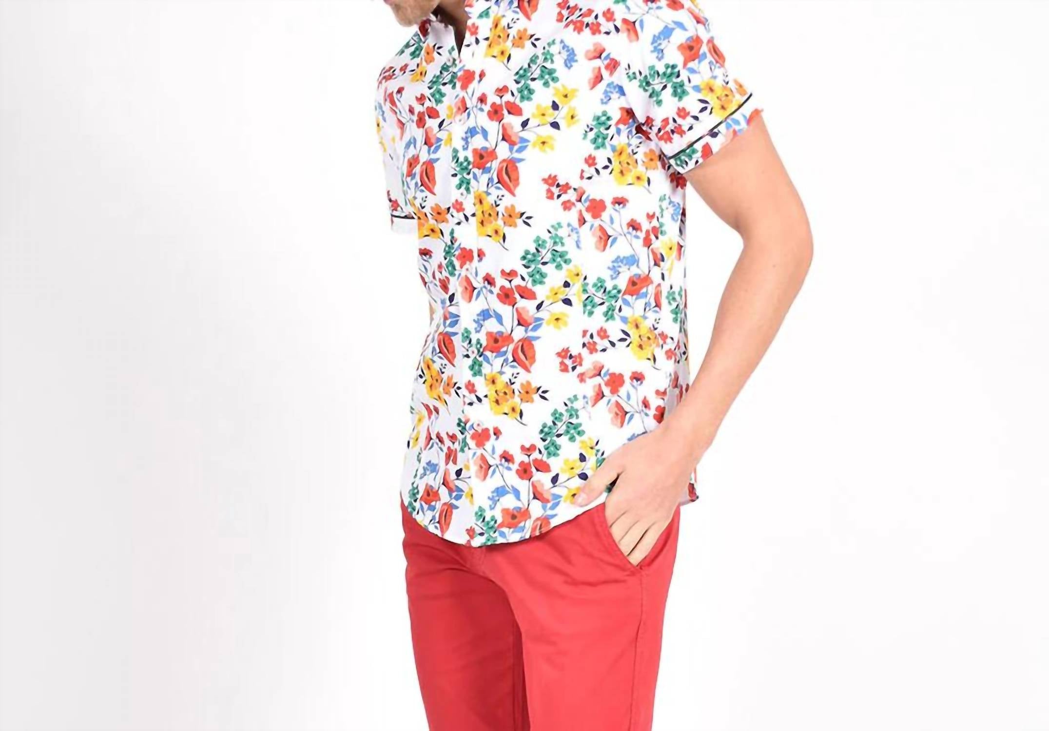 Eight X - Swiss Spring Flower Short Sleeve Shirt