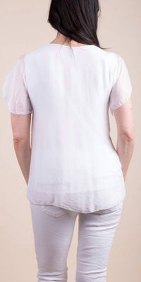 Gigi Moda - Nizza Short Sleeve Silk Top