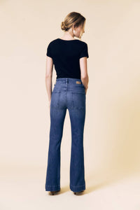 Le Jean Highline Gigi Flare Jean in london calling - women's jeans - alternate view
