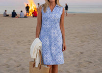 Katherine Way - St. Regis V Neck Mini Dress