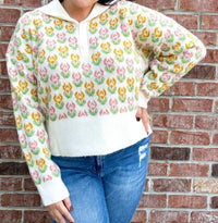 So Me - Buttoned Up Sweater