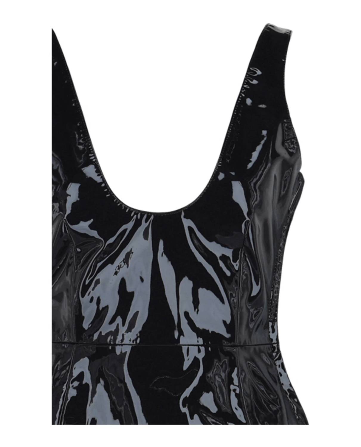 Salvatore Ferragamo - Women's Patent Leather Mini Dress