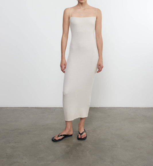 Enza Costa - SILK KNIT ESSENTIAL STRAPPY DRESS