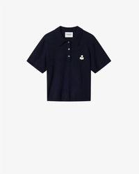 Isabel Marant - Althea Button Logo Polo Top