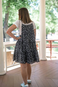 Easel - Boho Bramble Floral Dress
