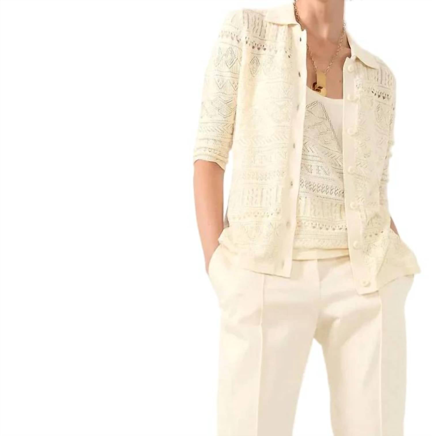 Barbara Bui - Open knit cardigan