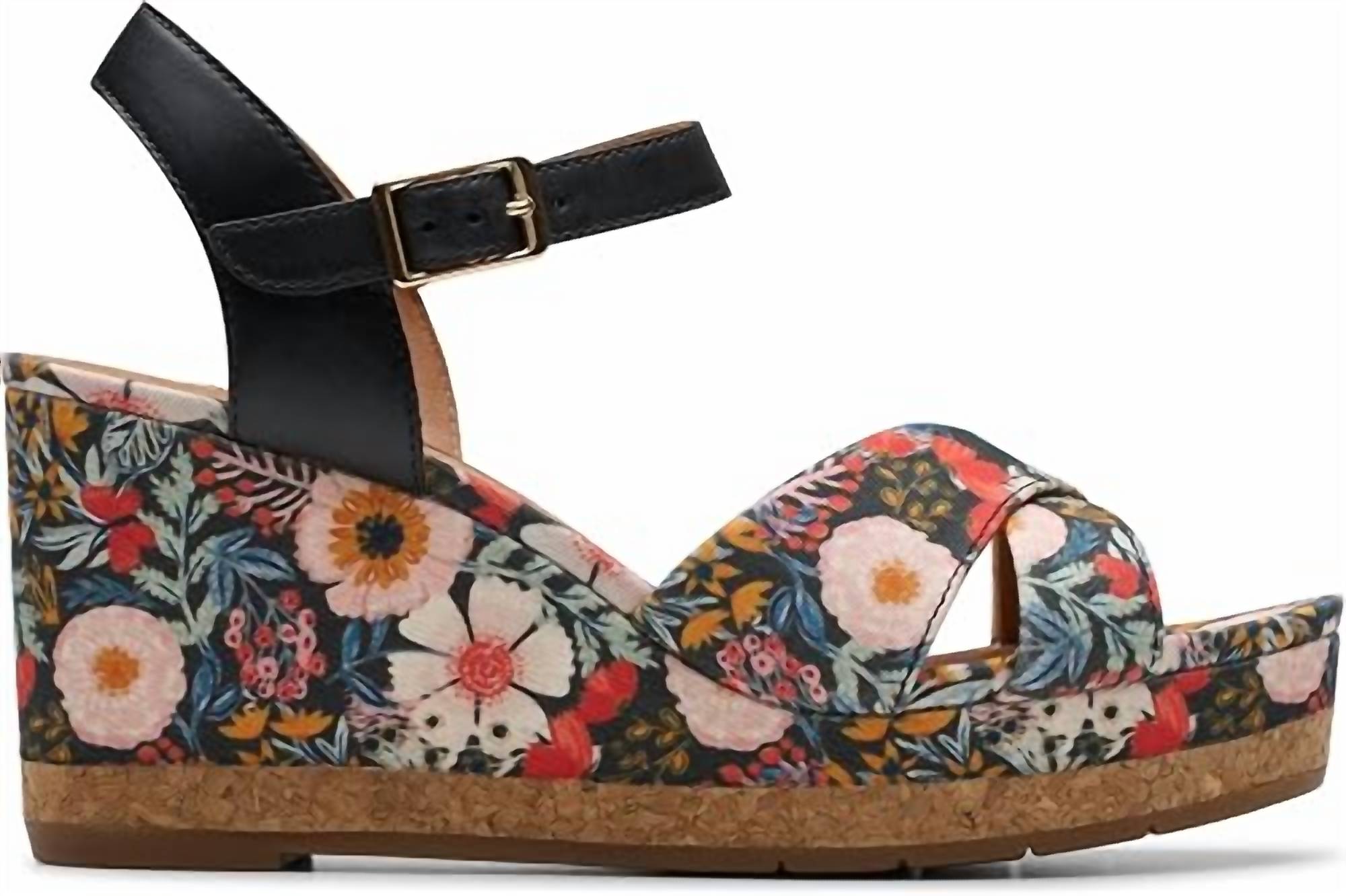 Clarks - Women's Chicly Floral Casual Sandals