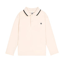 Petit Bateau - Boy's Long Sleeve Polo Shirt