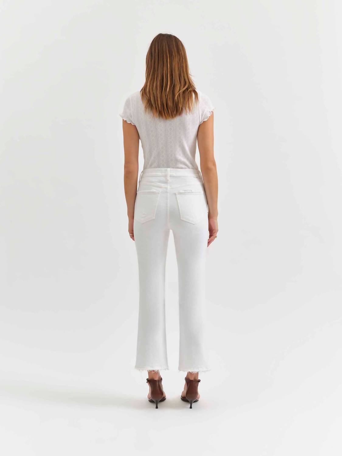 Daze - Shy Girl Crop Flare Jeans