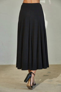 Edit By Nine - Crepe Knit Godet Skirt