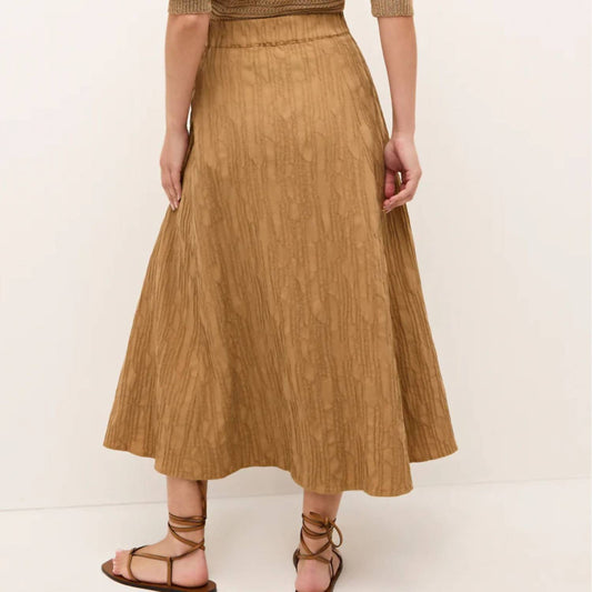 Marie Oliver - Sasha Pull-on Cotton Midi Skirt