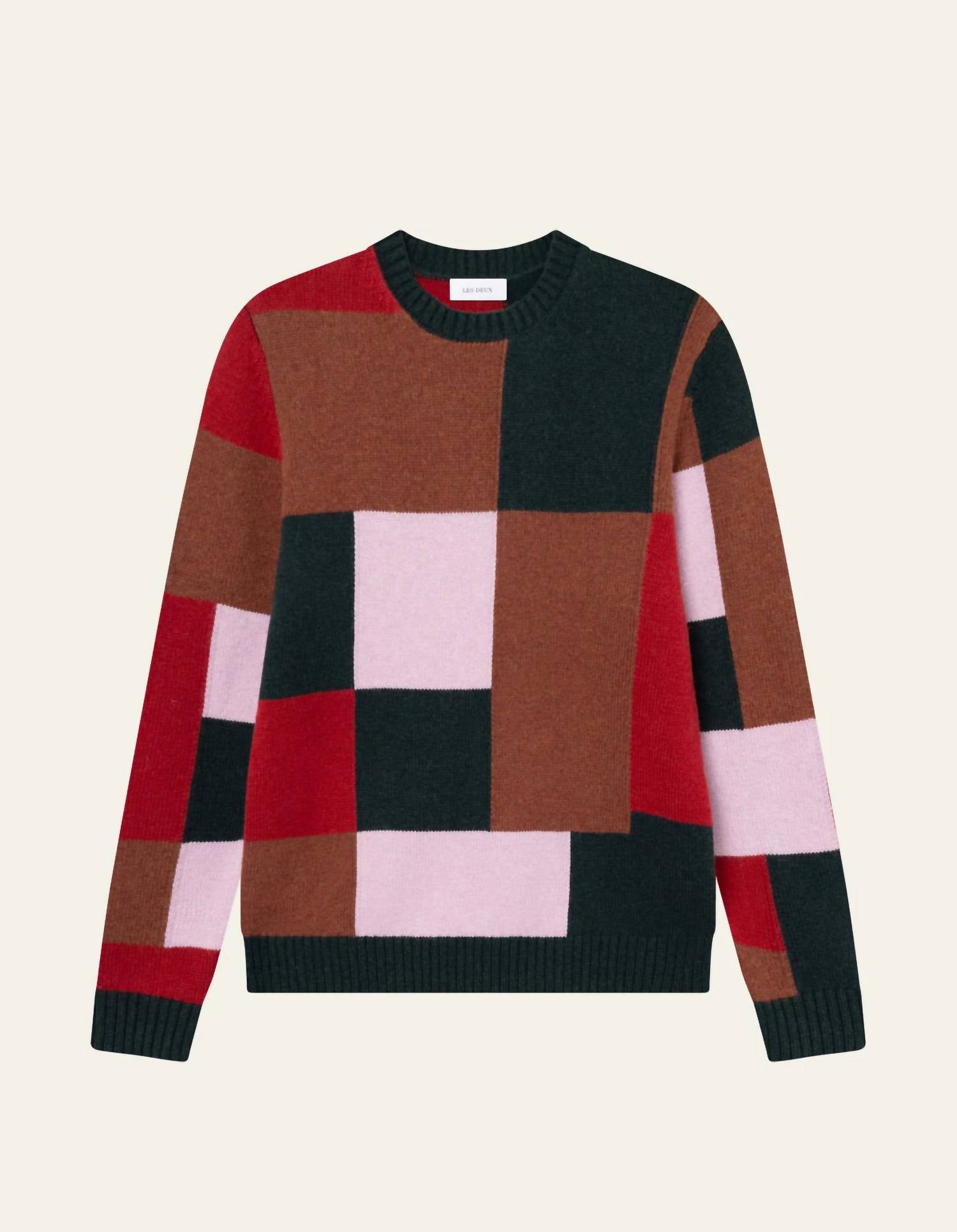 Les Deux - Everett Colorblock Knit Sweater