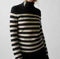 Lingua Franca - Morrissey Stripe Turtleneck