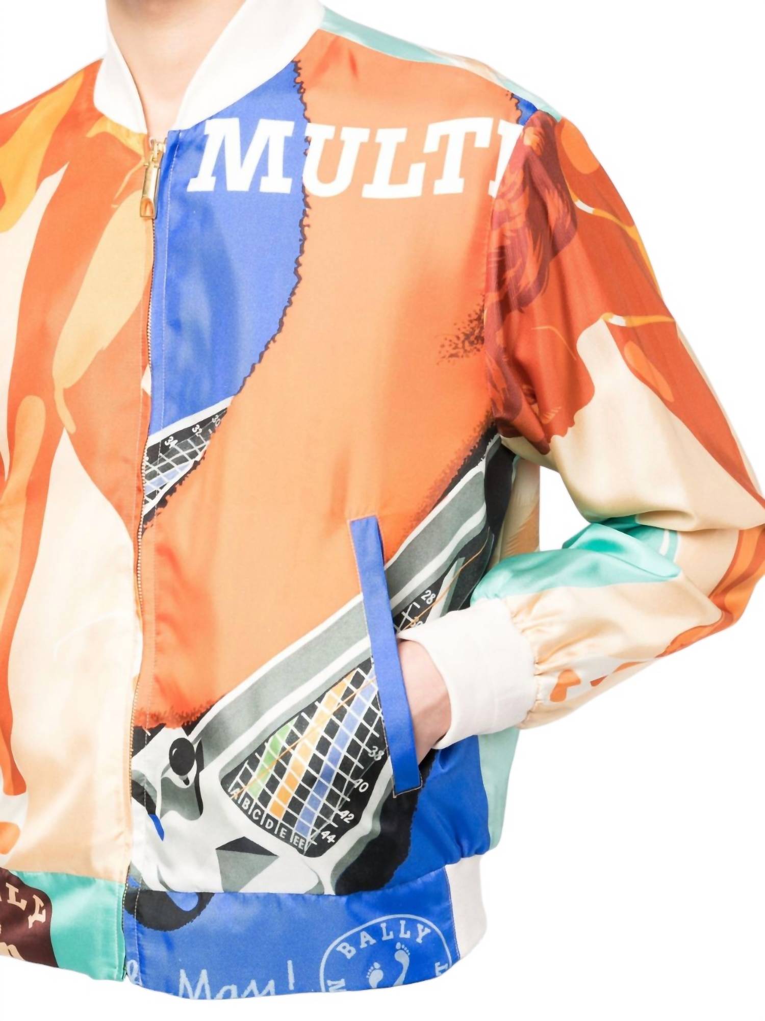 Bally - Silk Graphic-print Bomber Jacket