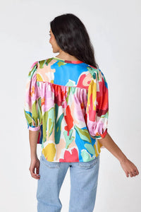 Crosby By Mollie Burch - Figgy V-neckline Top