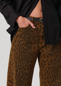 Citizens of Humanity Miro Long Relaxed Jeans in sepia cheetah 1 - women's jeans - view 4
