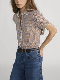 Frame - Silk Check Shirt