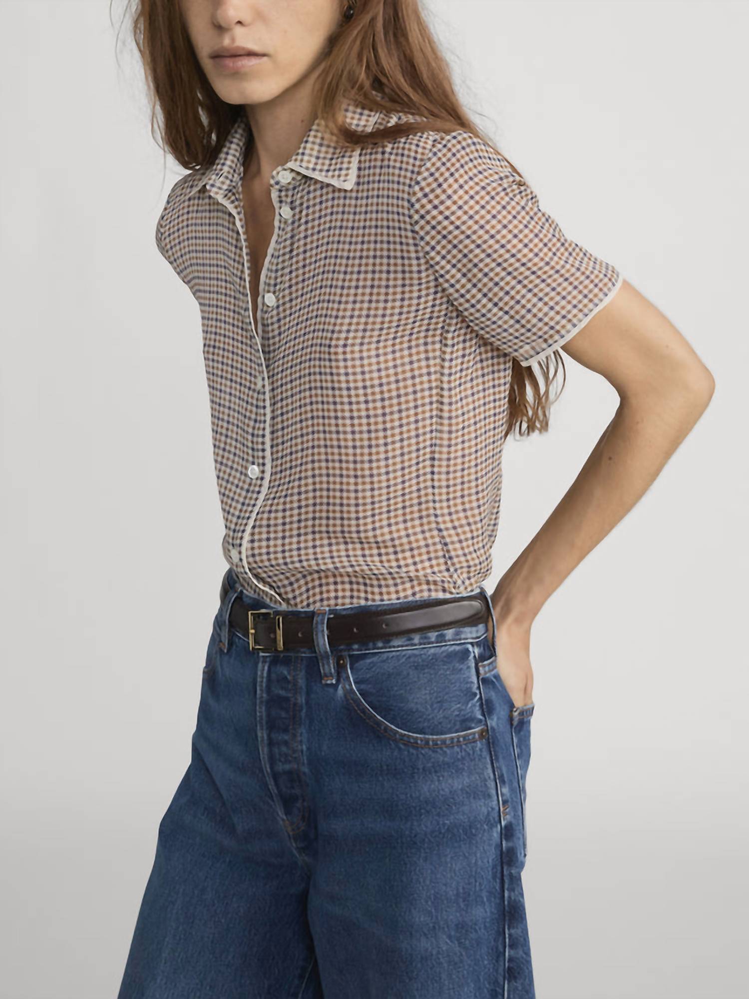 Frame - Silk Check Shirt