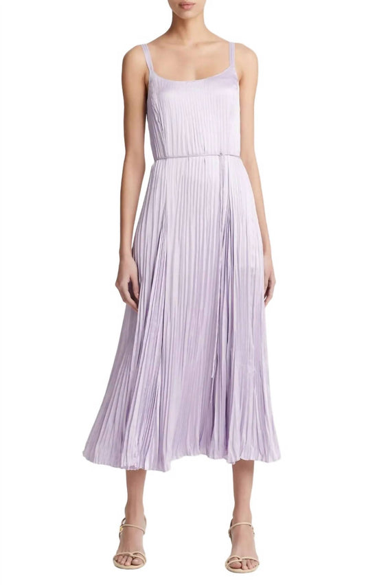 Vince - PLEATED MIDI DRESS