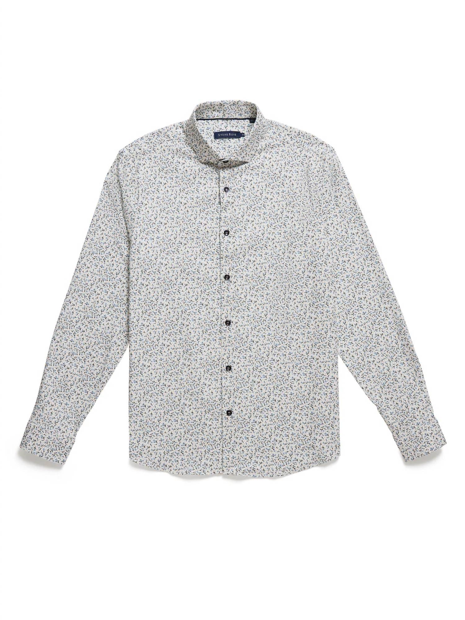 Stone Rose - Printed Meadow Ditsy Long Sleeve Shirt