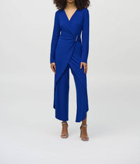 Joseph Ribkoff - Wrap Front Cropped Jumpsuit