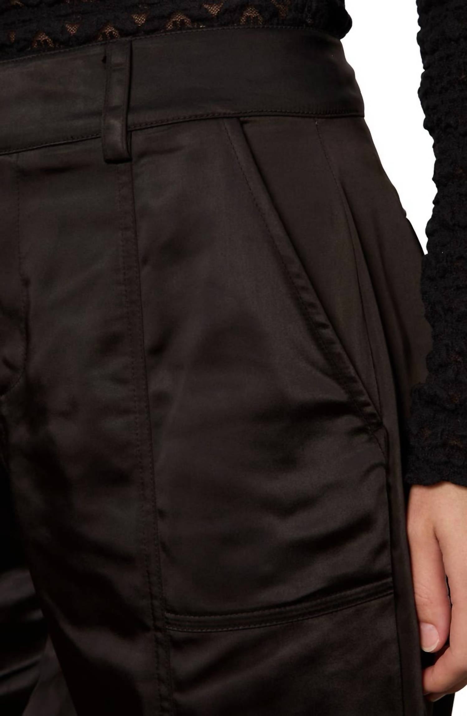 Sanctuary - Satin Taper Pant