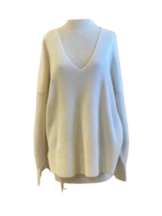 long sleeve v-neck