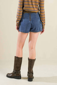 Flying Tomato - Washed Denim Short