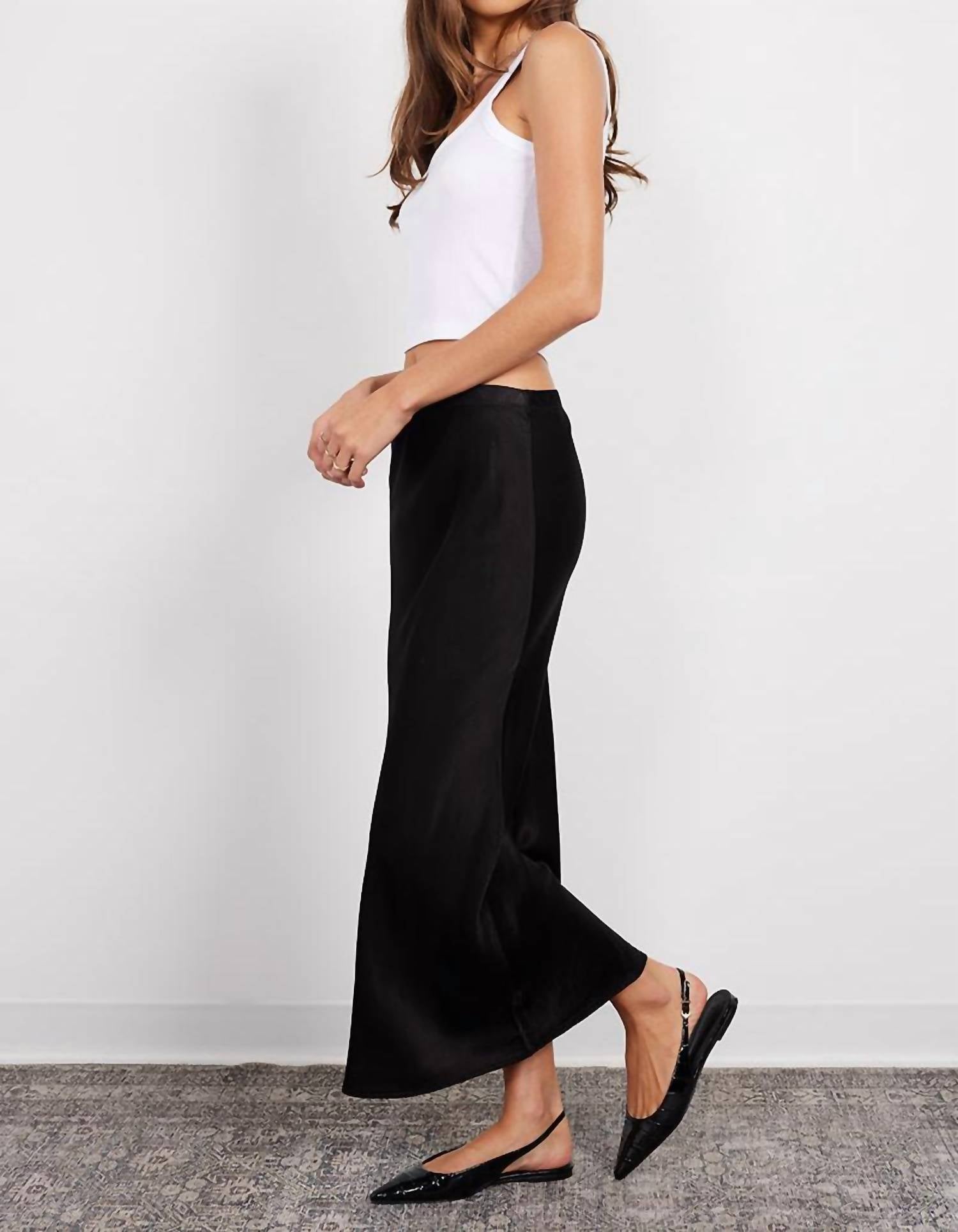 Bobi - Bias Cut Maxi Skirt